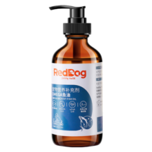 红狗RedDog OMEGA鱼油223ml 宠物狗狗美毛护肤亮毛黑鼻头猫咪减少掉毛营养保健品 OMEGA鱼油-223ML【犬猫用】
