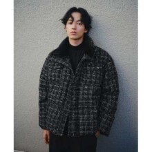 GXG男装 小香风 立领羽绒服