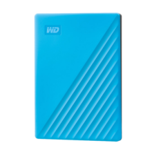 西部数据（WD）移动硬盘 My Passport随行版 2.5英寸机械移动硬盘 手机电脑外接 【随行版】蓝色|硬件加密 兼容Mac 2TB