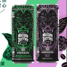 14日20点开始、限300件：巴黎水（Perrier）气泡能量饮料黑莓味250ml*24罐 低卡低糖0脂 提神维生素运动饮料