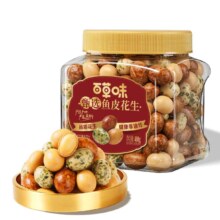 百草味鱼皮花生400g*2件