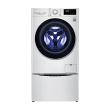 LG 11Kg全自动滚筒+2.5Kg波轮洗衣机母婴双筒分区健康洗蒸汽除菌除螨DD直驱变频14分快洗大容量家用 【13.5KG子母分区双擎】 奢华白FY13WYW