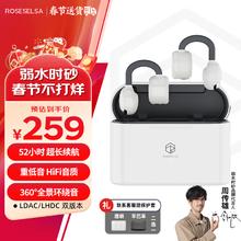 限移动端、京东百亿补贴：弱水时砂 rose technics openfree LHDC 开放式耳夹式蓝牙耳机 月影白