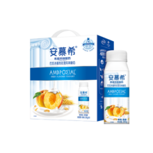 伊利安慕希黄桃燕麦风味酸奶200g*10盒 年货礼盒