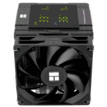 plus:利民 Peerless Assassin 120 Digital BLACK 数显屏 六热管CPU风冷散热器 PA120 Digital BLACK