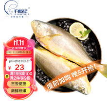 钓鱼记 宁德大黄鱼 三去黄花鱼 700g/2条装