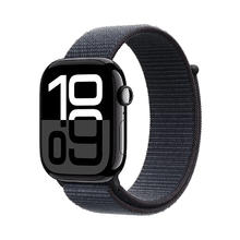 Apple 苹果 atch Series 10 智能手表 GPS款 42mm 亮黑色 黑色橡胶表带