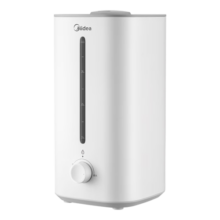 美的（Midea） 加湿器卧室家用办公室桌面适用轻音低噪350mL/h快速加湿上加水迷你空调加湿伴侣银离子4L大容量 【升级一体化机身】安睡款