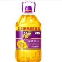 京东百亿补贴：福临门食用油 压榨一级葵花籽油5.68L