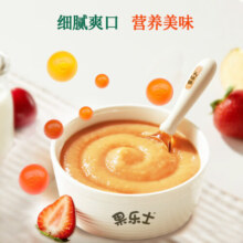果乐士水果泥多口味混合100g*6 儿童辅养食水果泥宝宝零食营养果蔬泥
