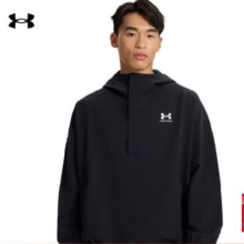 UNDERARMOUR 安德玛 秋冬Vibe StormShell男子拒水连帽训练运动卫衣1386575 黑色001 L