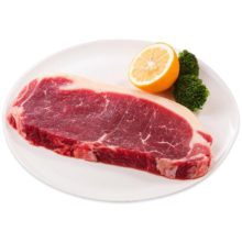 恒都草饲原切西冷牛排800g/4片 赠黑椒酱20g*4 健身牛肉