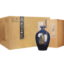 孔府家 彩陶 浓香型白酒 52度 500ml*6瓶  整箱装 送礼 纯粮酒山东名酒