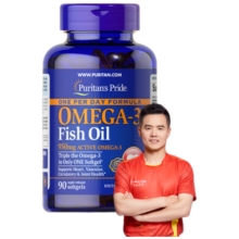 普丽普莱深海鱼油胶囊1400mg*90粒浓缩omega3含EPA DHA美国进口