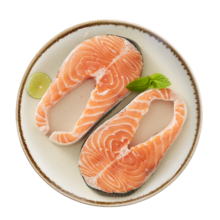 美威 冷冻智利轮切三文鱼排600g 年货 大西洋鲑 BAP认证 海鲜水产