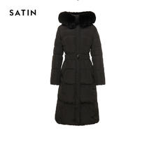 其他的 THE OTHER SATIN冬季新款2024女装羽绒服时尚保暖长款外套S244M855