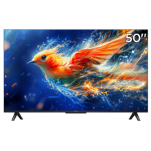 TCL 雷鸟 50英寸雀5 24款 2+32GB内存 4K超高清远场语音 游戏智能液晶平板电视机 超薄全面屏电视 50英寸 50F285C 开机无广告