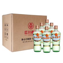 红川50度红川特曲精500ml*6瓶非原箱浓香型白酒光瓶酒纯粮酒京D仓发货 50度 500mL 6瓶 加固包装