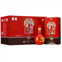 PLUS会员：牛栏山 百年红10 浓香型 白酒 52度 500ml*6瓶 整箱装