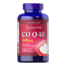 普丽普莱辅酶q10软胶囊辅酶coq10扣十 保护心脏心脑血管美国原装进口 【强效护心】400mg*120粒*1瓶