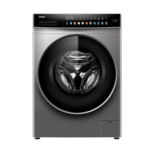 海尔（Haier）滚筒洗衣机全自动 10公斤洗烘一体机 全触控晶彩屏 智能投放 超薄嵌入 蒸汽除菌 EG100HMATE62S