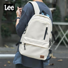 Lee 潮流 男士双肩包 高中大学生书包 休闲背包 大容量旅行电脑包