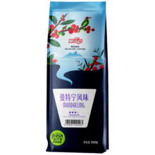 铭氏（Ming's）曼特宁风味咖啡粉 低酸香甜 阿拉比卡豆研磨黑咖啡500g 中深烘焙