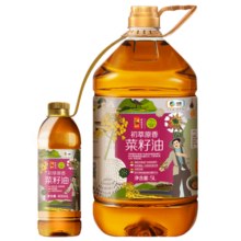 初萃 中粮原香菜籽油5L+400mL 低芥酸 非转基因食用油 物理压榨