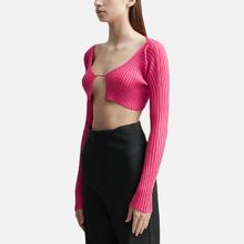 JACQUEMUS La maille Pralù longue 针织衫女HBX