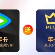 腾讯视频VIP会员年卡12个月 加赠京东PLUS会员年卡