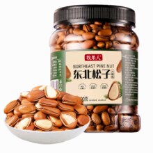 牧果人 东北松子 大颗粒 500g/罐
