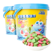 小鹿蓝蓝婴幼儿饼干宝宝饼干零食 菠菠莓莓饼干2盒