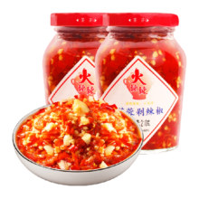 88VIP：火辣辣 蒜蓉剁辣椒 210g×2瓶