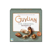 吉利莲（guylian）榛子贝壳夹心巧克力白贝礼盒250g  比利时原装进口 新年礼物