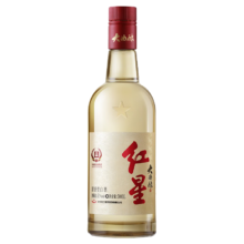 红星 北京红星二锅头白酒 大曲酿 清香型固态纯粮白酒 52%vol 500mL 1瓶*2件