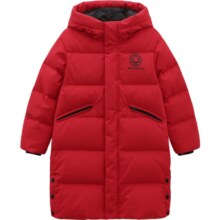 【百亿补贴】波司登儿童羽绒服男童加厚冬季中长款连帽羽绒服大童外套（淘金币抵20）