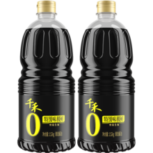 千禾酱油零添加生抽0添加味极鲜特级酿造酱油 囤货装1.52kg*2瓶