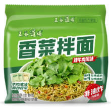 PLUS会员：五谷道場 非油炸方便面 香菜拌面108g*5包