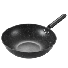 美厨（maxcook）不粘炒锅 精铁32cm 配木铲 燃气电磁炉通用 不粘涂层 MCC588