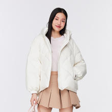 波司登 奥莱羽绒服女白色外套百搭宽松