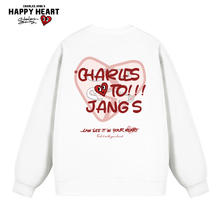CHARLES JANG'S HAPPY HEART 查尔斯桃心 情侣宽松卫衣 JTCH4266226