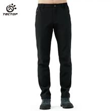 有券的上：TECTOP 探拓 男女款加绒加厚保暖软壳裤