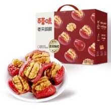 百草味 新疆特产 枣夹核桃408g（约80个）