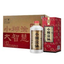 预售：小糊涂仙 普仙 52度 浓香型白酒 500ml*12瓶 整箱装
