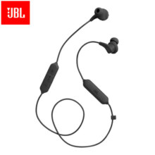 JBL Run BT2 颈挂式运动无线蓝牙耳机入耳式跑步登山骑行磁吸防丢游戏音乐耳机 黑色