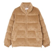 杰克·琼斯（JACK&JONES）冬季男装鸭绒羽绒服 满印宽松丝绒