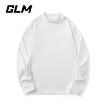 GLM 森马集团GLM 德绒打底衫男女秋冬季双面摇粒绒半高领长袖t恤内搭