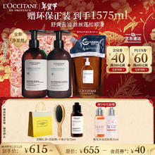 L'OCCITANE 欧舒丹 草本香纯净洗护发套装(洗发水+护发素各500ml)控油清洁新年礼物