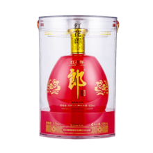 郎酒红花郎 红钻 酱香型 高度白酒 53度500ml 单瓶装 年货送礼