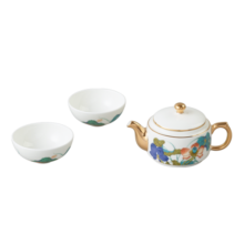 永丰源（auratic）幸福和鸣 4头旅行茶具套装便携包户外一壶两杯 便携防护旅行包装 4头旅行茶具